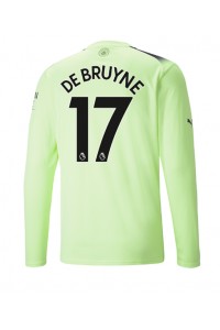 Manchester City Kevin De Bruyne #17 Voetbaltruitje 3e tenue 2022-23 Lange Mouw